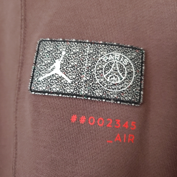 XXL NIKE Men's Air Jordan PSG Hoodie Plum/Purple. - Picture 4 of 7